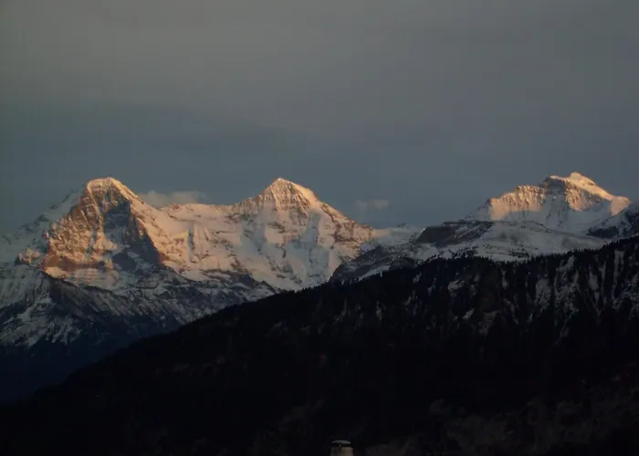 בית נופש Hinkelstein In Beatenberg Traumhafte Aussicht Auf Eiger, Moench & Jungfrau