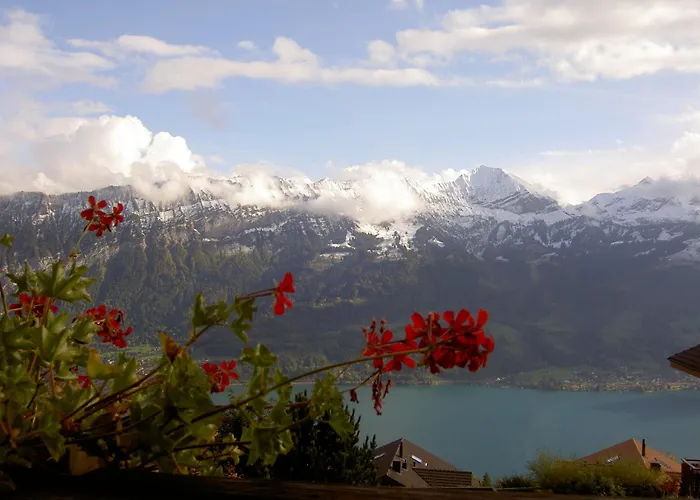 בית נופש Hinkelstein In Beatenberg Traumhafte Aussicht Auf Eiger, Moench & Jungfrau