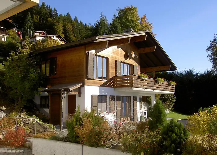 Hinkelstein In Beatenberg Traumhafte Aussicht Auf Eiger, Moench & Jungfrau בית נופש